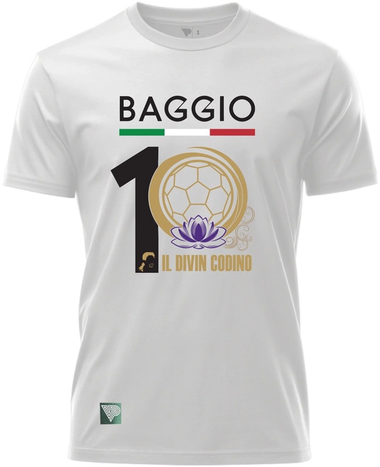 number 10 football icon soccer t-shirt italian football culture design