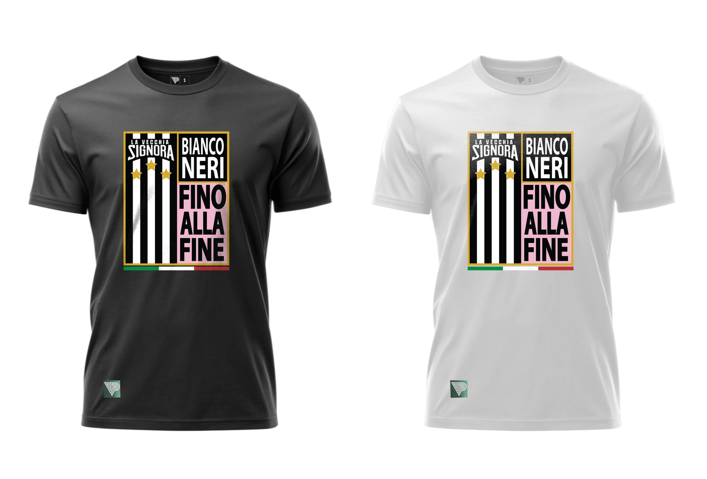 La Vecchia Signora Black & White Heritage Soccer T-Shirt