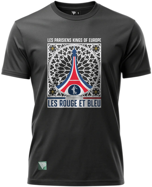 vintage paris soccer t-shirt european football culture design