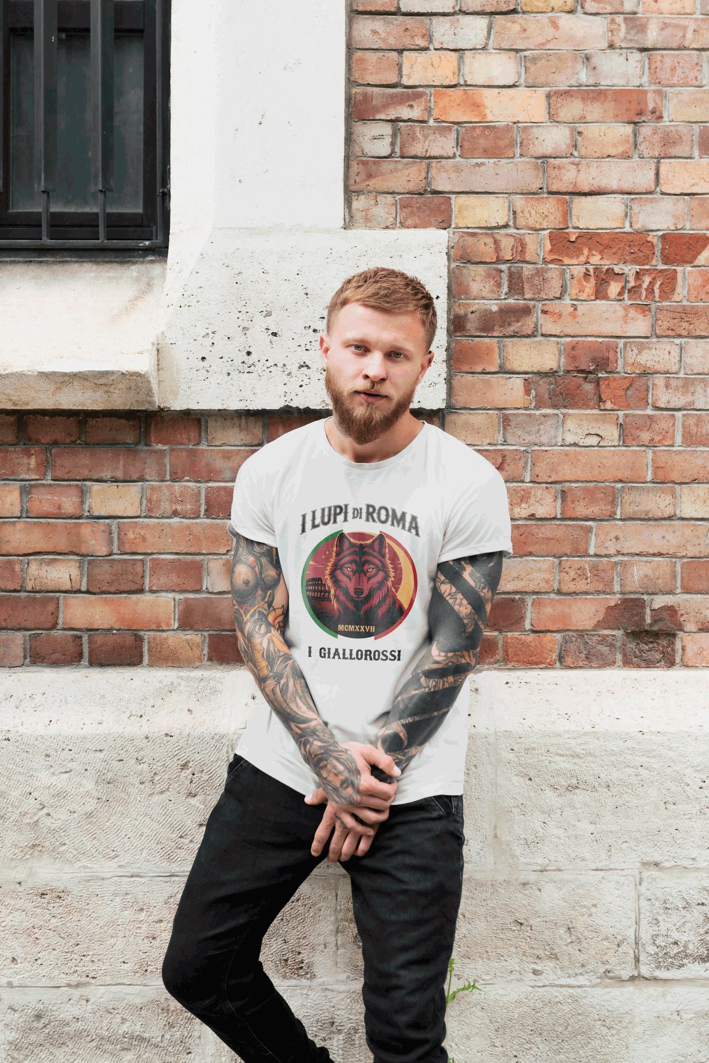 i lupi di roma vintage soccer t-shirt italian football culture design