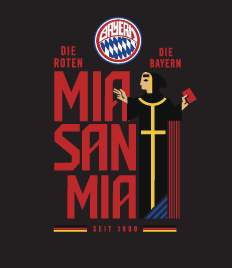 Mia San Mia Bayern Munich Vintage Soccer T-Shirt