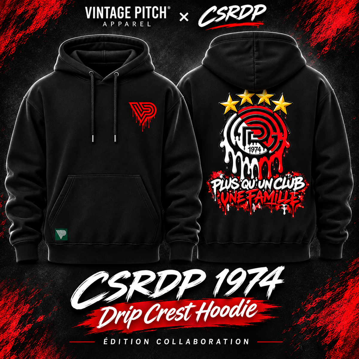 CSRDP- VPA Drip Crest Hoodie