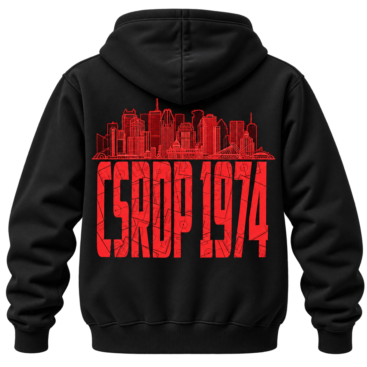 CSRDP- VPA Red Skyline Hoodie