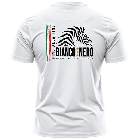 Bianconero – Storico Vittorioso Iconico Vintage Football T-Shirt