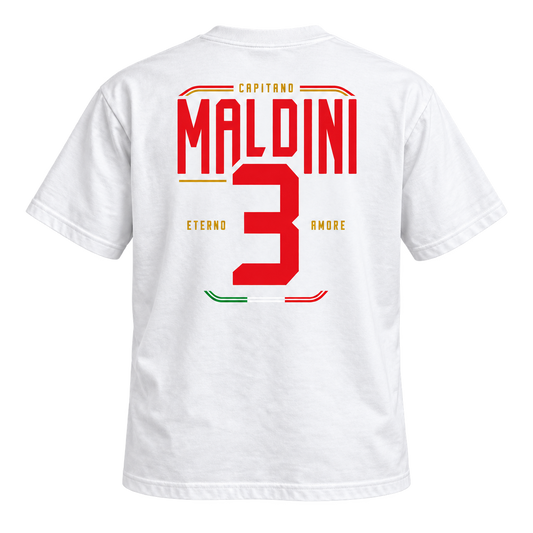 Maldini 3 – Eterno Amore Vintage Football T-Shirt