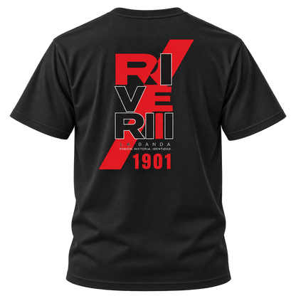 River Plate Vintage Soccer T-Shirt – La Banda 1901 Football Graphic