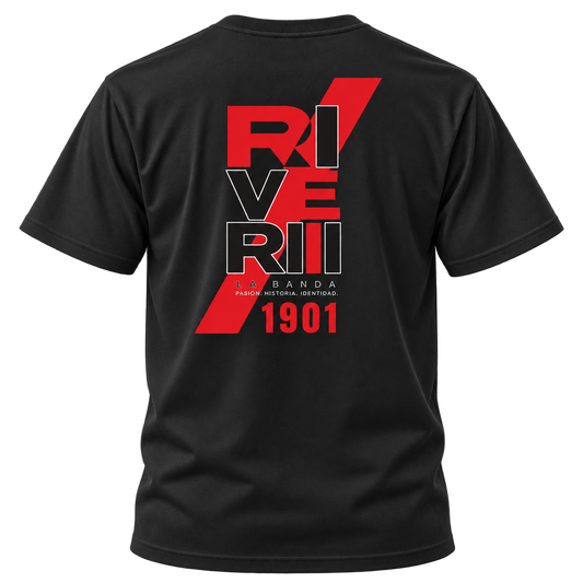 River Plate Vintage Soccer T-Shirt – La Banda 1901 Football Graphic