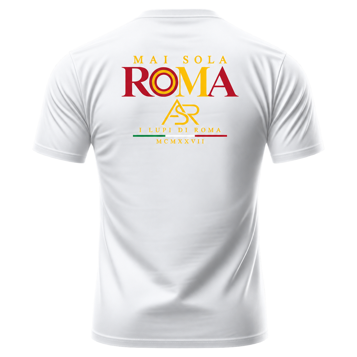 Mai Sola Roma – I Lupi di Roma Vintage Football T-Shirt