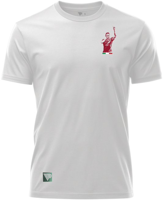 il gladiatore front back vintage rome soccer t-shirt